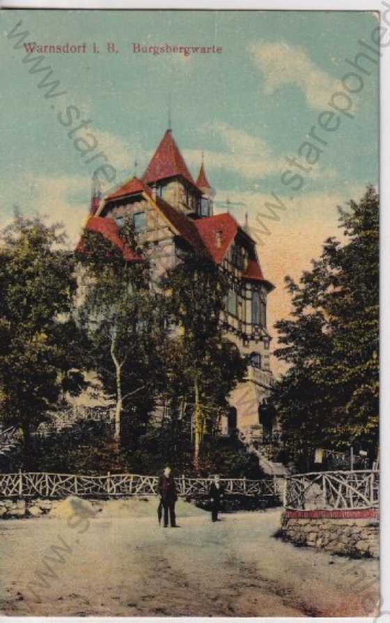  - Varnsdorf - Warnsdorf (Děčín - Tetschen), rozhledna, kolorovaná
