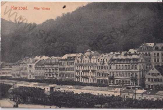  - Karlovy Vary - Karlsbad, Stará louka, domy