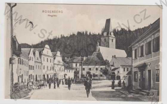  - Rožmberk(Rosenberg), náměstí, foto J.Seidel