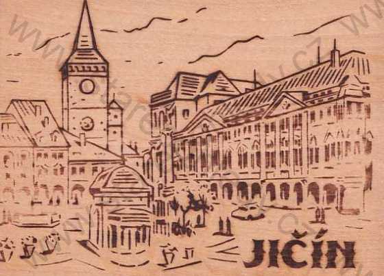  - Jičín, náměstí, věž, dřevěná