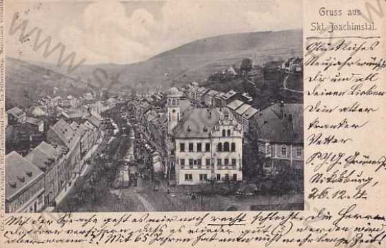  - Jáchymov - St. Joachymstal (Karlovy Vary), údolí, pohled z výšky, DA