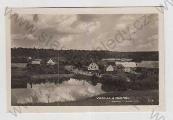  - Voznice (Příbram), rybník, částečný záběr města, Foto-fon