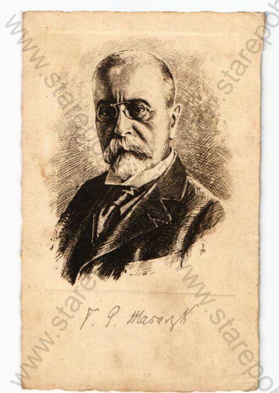  - Tomáš G. Masaryk, prezident, portrét