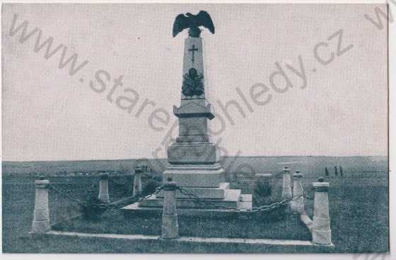  - Bojiště u Hradce Králové, Chlum - Kulm, Sadová (Hradec Králové) 1866, pomník rakouského I. armádního sboru na Chlumu