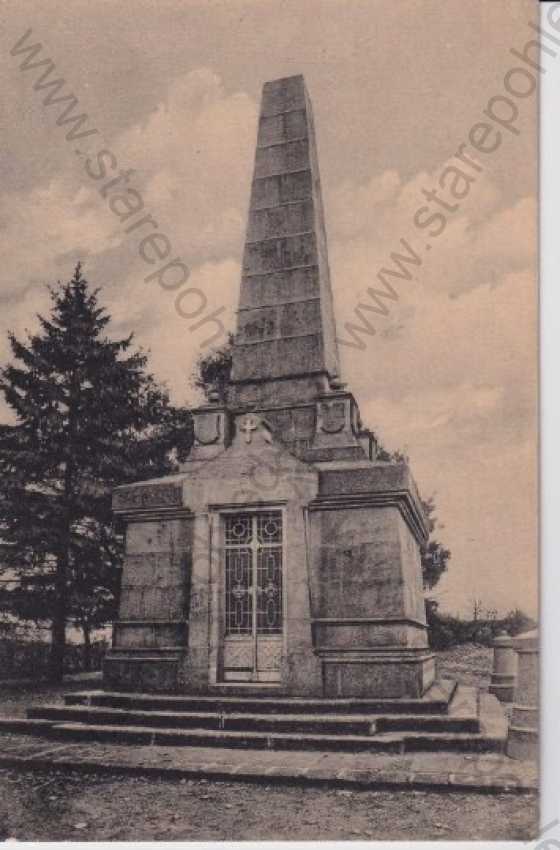  - Bojiště u Hradce Králové, Chlum - Kulm, Sadová (Hradec Králové) 1866, mausoleum u Lípy