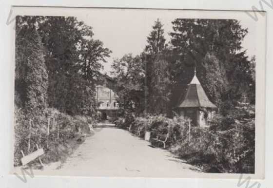  - Lázně Houšťka (Praha - východ), park, zahrada, Fototypia-Vyškov