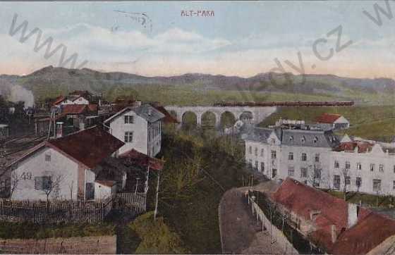  - Stará Paka (Jičín - Jitschin), celkový pohled, most