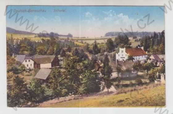  - Benešov nad Černou (Deutsch - Beneschau) - Český Krumlov, celkový pohled, kolorovaná