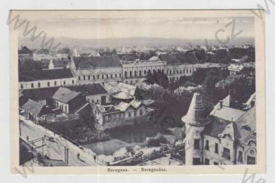  - Podkarpatská Rus, Berehovo (Beregsas, Beregszász), částečný záběr města
