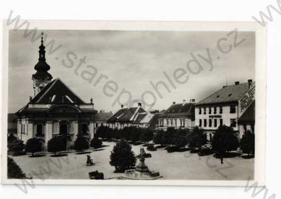  - Uherský Brod, Uherské Hradiště, Fototypia-Vyškov, náměstí