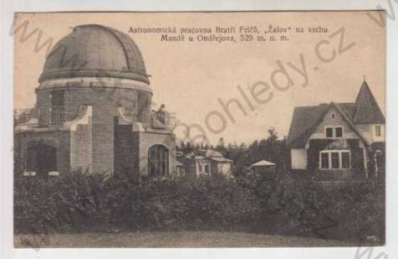  - Ondřejov (Praha - východ), vrch Manda, astronomická pracovna