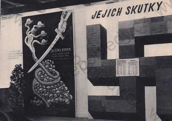  - Praha, z výstavy Stalingrad - Praha 1945, jejich skutky, symbol