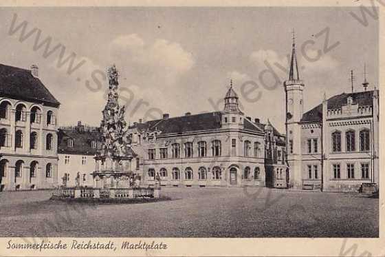  - Zákupy - Reichstadt (Česká Lípa) náměstí, sloup