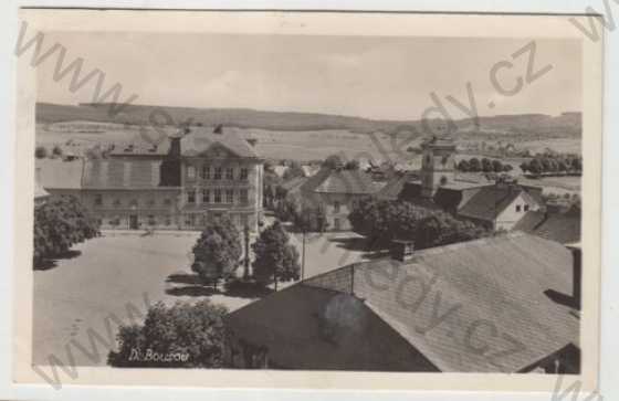  - Dolní Bousov (Nieder Bausow) - Mladá Boleslav, náměstí, částečný záběr města