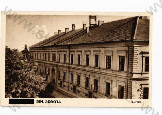  - Rimavská Sobota, Slovensko, muzeum