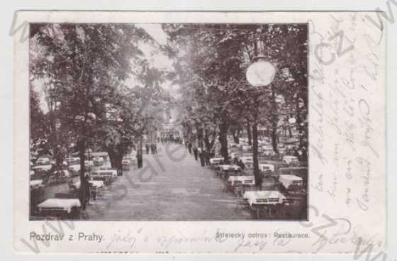  - Praha 1, Střelecký ostrov, restaurace, DA