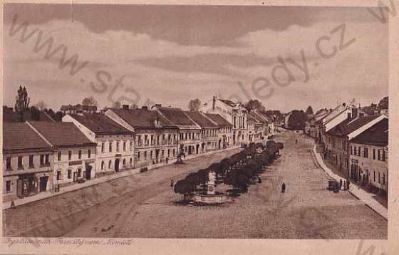  - Bystřice nad Perštýnem (Žďár nad Sázavou), náves