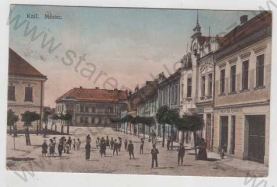 - Městec Králové (Nymburk), náměstí, kolorovaná