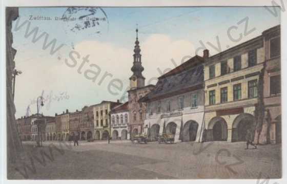  - Svitavy (Zwittau), náměstí, kolorovaná