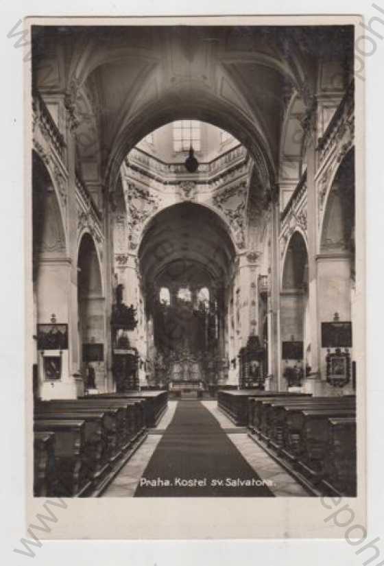  - Praha 1, Kostel sv. Salvatora, oltář, interiér