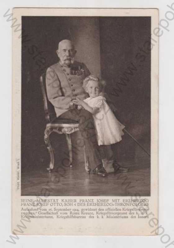  - František Josef I., portrét, dítě