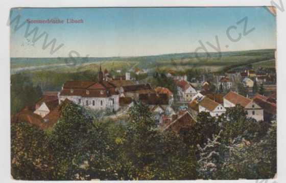  - Liběchov (Mělník), celkový pohled, kolorovaná