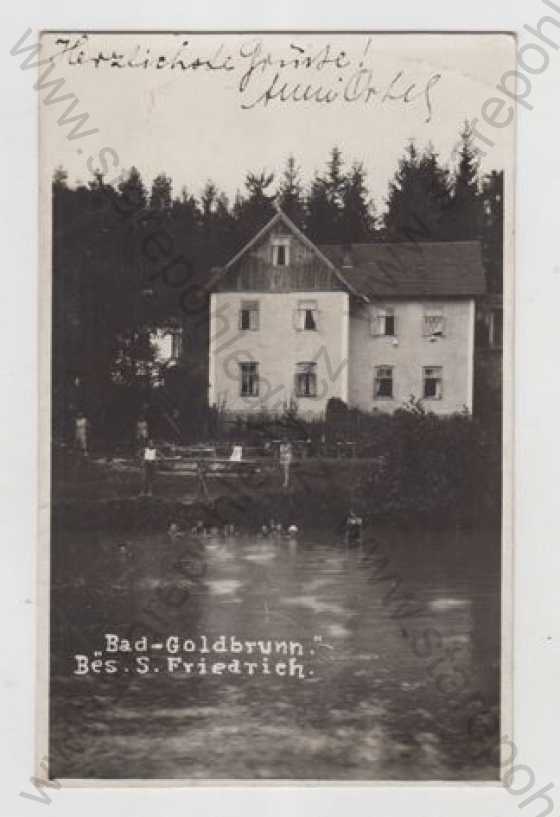  - Lázně Balda (Bad Goldbrunn) - Svitavy, řeka, loď