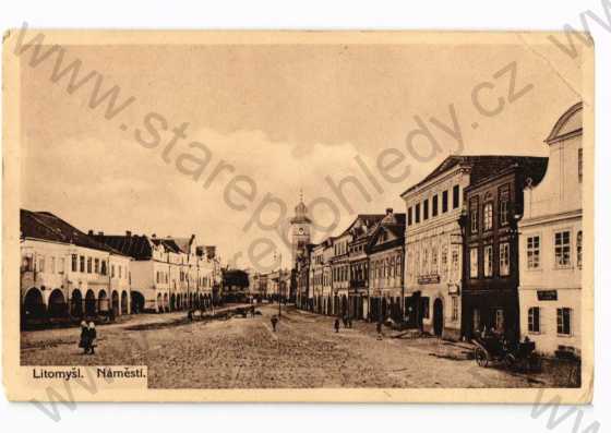  - Litomyšl, Svitavy, náměstí, obchody