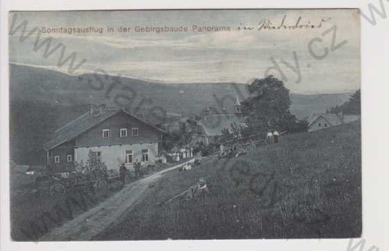  - Vrchmezí - horská bouda Panorama ve Wiederdriesu