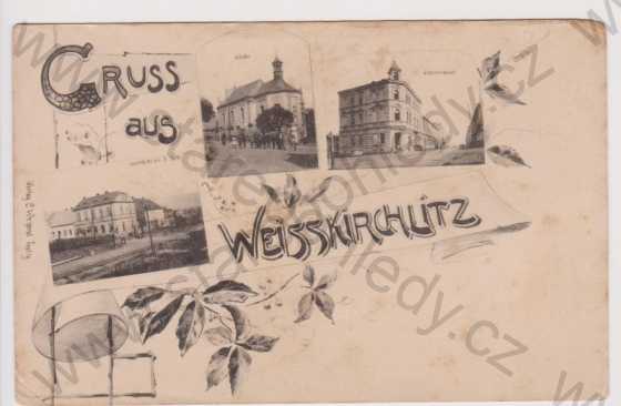  - Novosedlice (Weisskirchlitz) - kostel, nádraží, partie, koláž