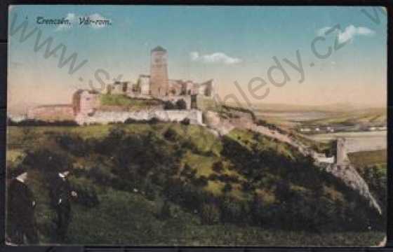  - Trenčín (Trencsén), hrad, barevná