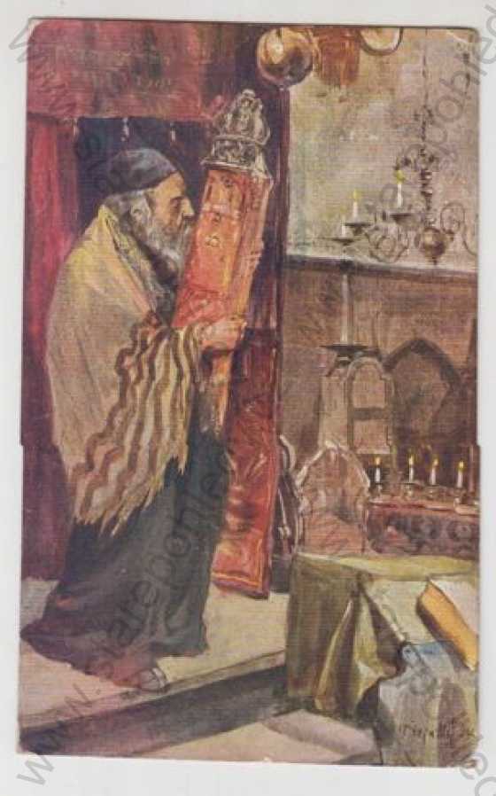  - Judaica, muž, kolorovaná