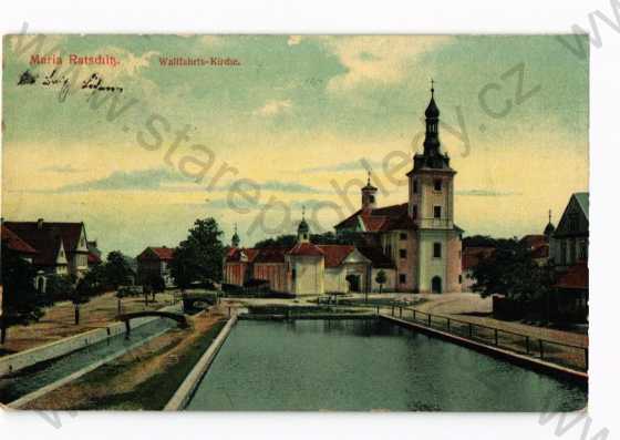  - Mariánské Radčice, Most, částečný záběr města, kostel