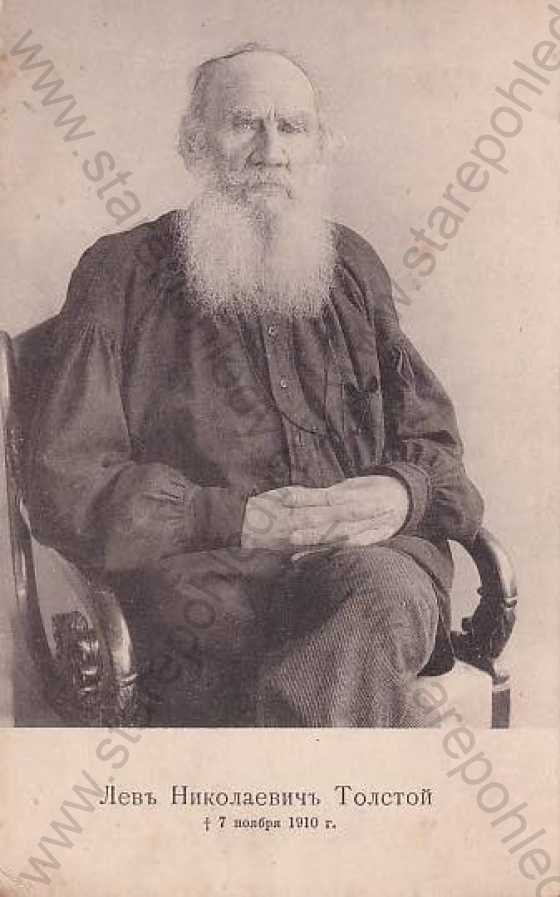  - Osobnosti - Lev Nikolajevič Tolstoj, portrét