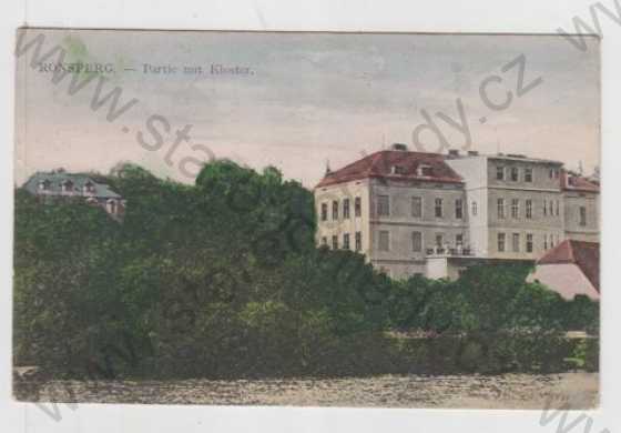  - Poběžovice (Ronsperg) - Domažlice, klášter, kolorovaná