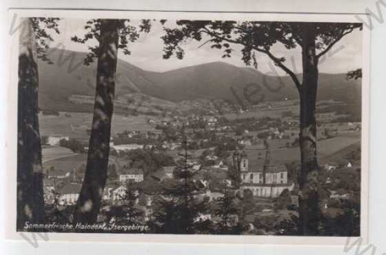  - Hejnice (Haindorf) - Liberec, celkový pohled, Jizerské hory (Isergebirge)