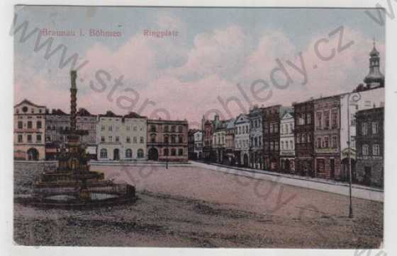  - Broumov (Braunau) - Náchod, náměstí, kolorovaná