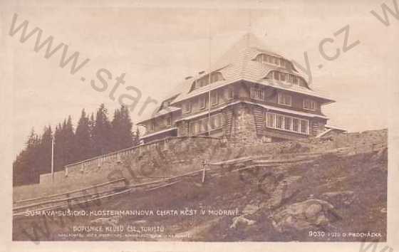 - Sušicko, Modrava, Klatovy, Klostermannova chata, KČST