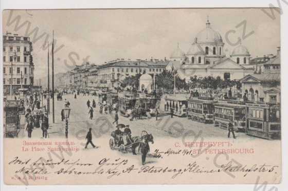  - Rusko - St. Petěrburg - tramvaj, kostel, DA