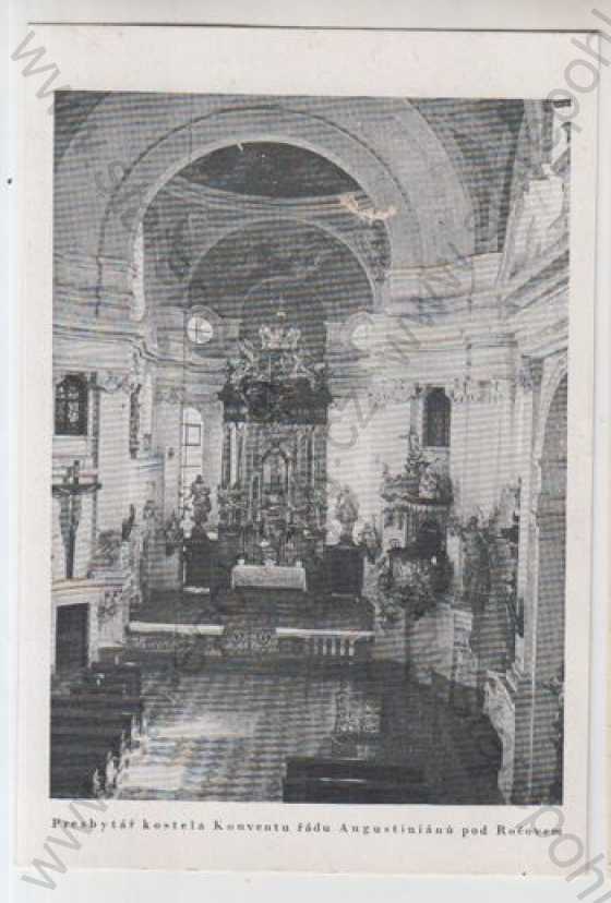  - Ročov Louny), kostel, interiér, oltář