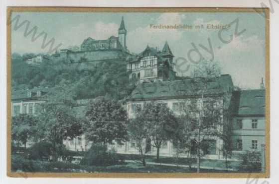  - Ústí nad Labem, Větruše (Ferdinandshöhe), zlacená