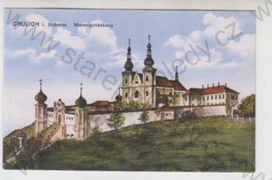  - Králíky (Grulich) - Ústí nad Orlicí, kostel, kolorovaná