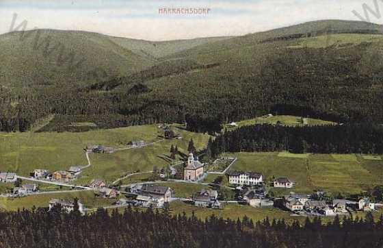  - Harrachov (Semily) , celkový pohled, barevná