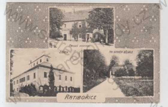  - Ratibořice (Náchod), více záběrů, hostinec, zámek, Na Starém bělidle