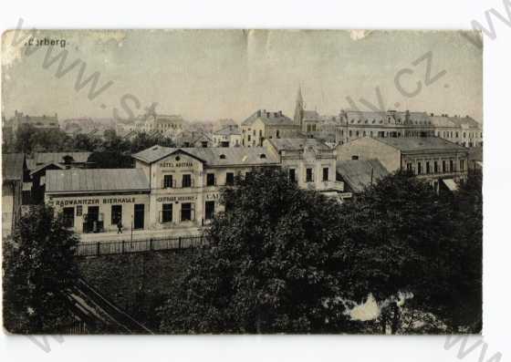  - Bohumín, Karviná, částečný záběr města, hotel