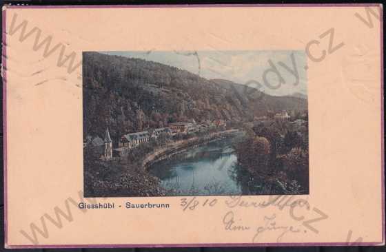  - Kyselka (Giesshübl), Karlovy Vary, barevná, celkový pohled