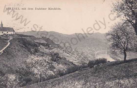  - Ústí nad Labem - Aussig, Dolní Zálezly, řeka, Dubice