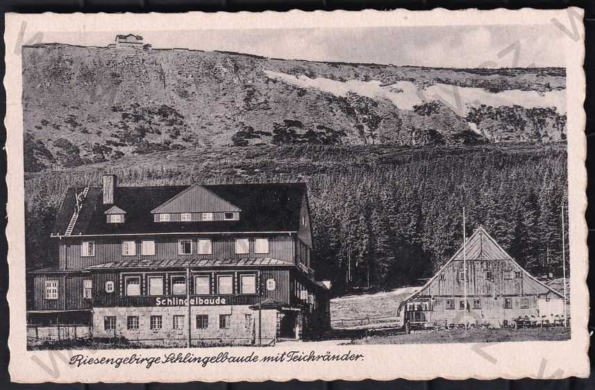  - Krkonoše (Riesengebirge), Schlingelbaude, okres Trutnov, celkový pohled