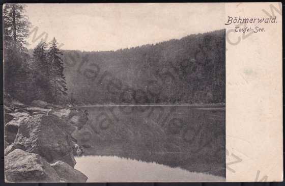  - Čertovo jezero (Teufels-See), Šumava (Böhmerwald), Klatovy, částečný pohled, DA