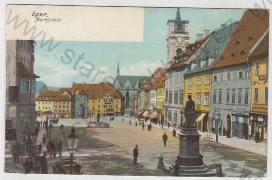  - Cheb (Eger), náměstí, kolorovaná